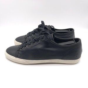 Frye Womens Mindy Low Lace Sneaker Black Sz 7